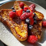 Air Fryer French Toast with Berries