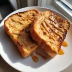 Air Fryer French Toast with Peanut Butter