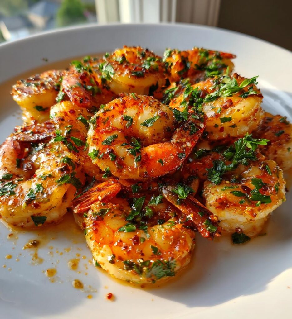 Air Fryer Garlic Butter Shrimp