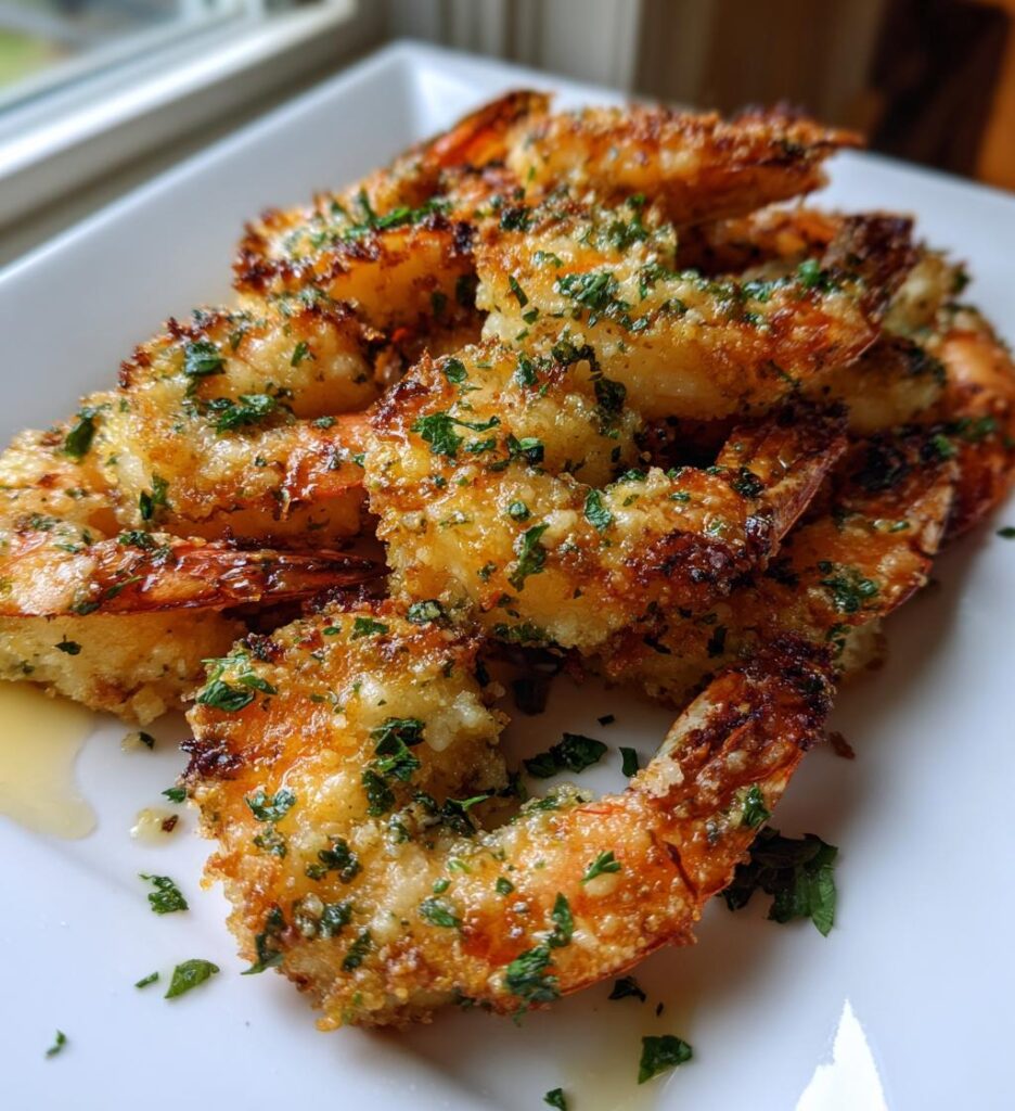 Air Fryer Garlic Parmesan Shrimp