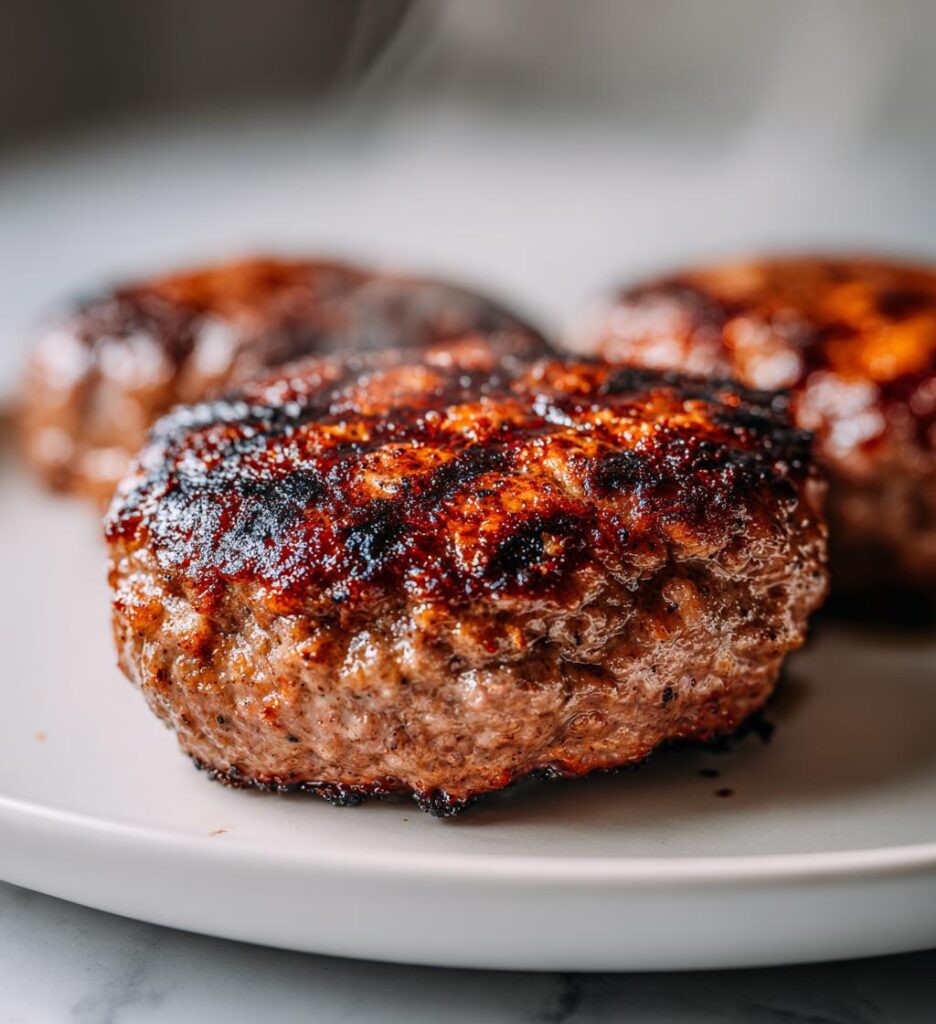 Air Fryer Hamburgers