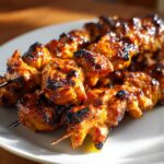 Air Fryer Honey Chipotle Chicken Skewers