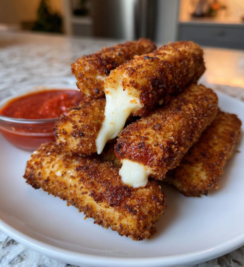 Air Fryer Mozzarella Sticks