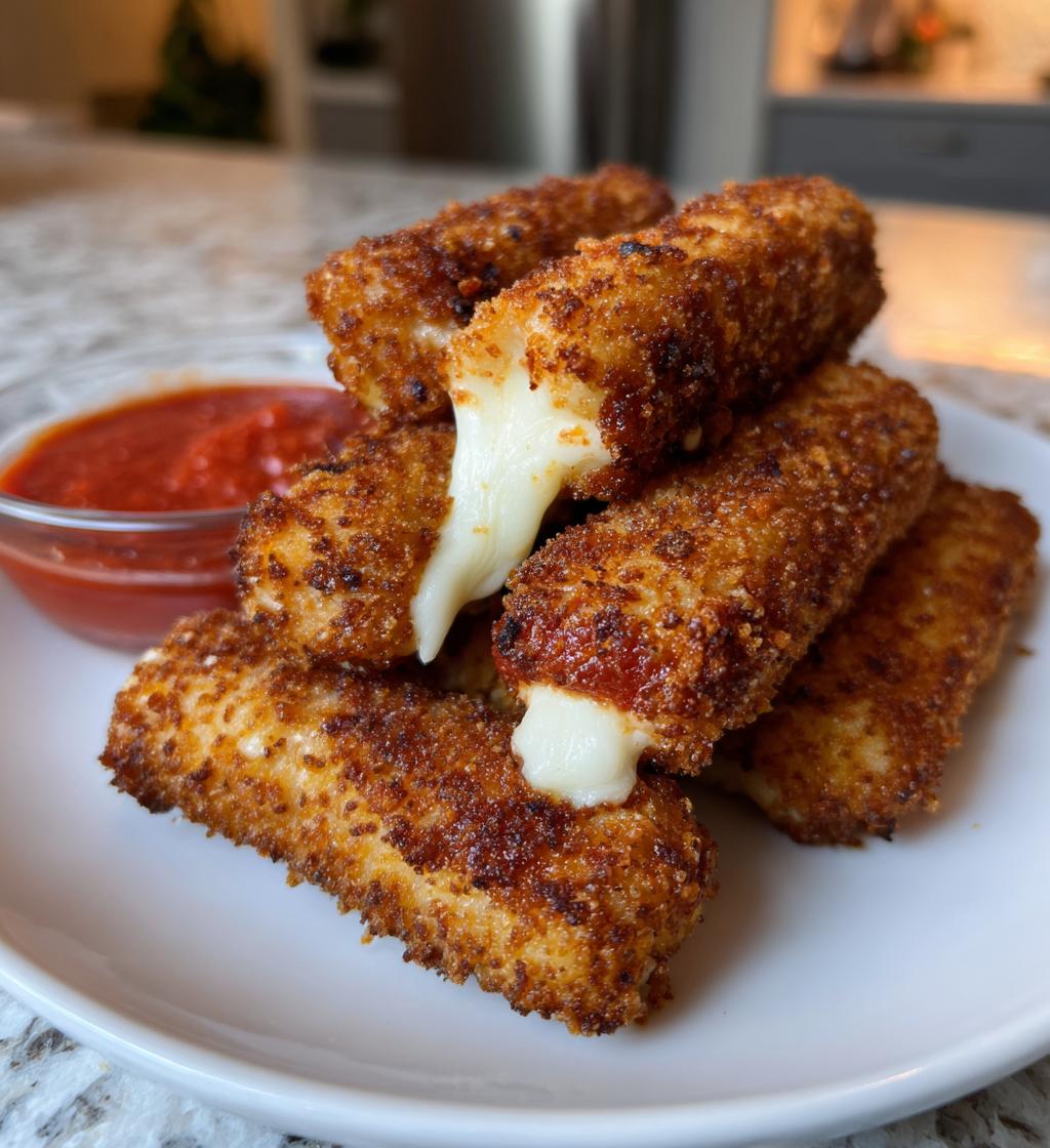 Air Fryer Mozzarella Sticks