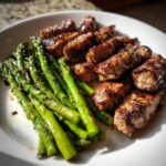 Air Fryer Pork and Asparagus