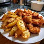 Air Fryer Pork and Potatoes
