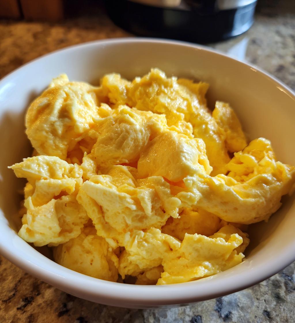 Air Fryer Scrambled Eggs