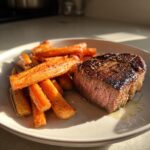 Air Fryer Steak and Carrot