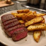 Air Fryer Steak and Potatoes