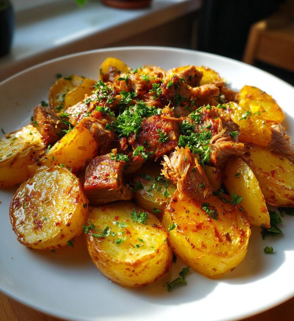 Air Fryer Tuna and Potatoes