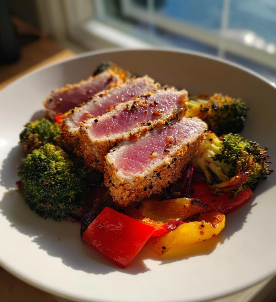 Air Fryer Tuna and Veggies