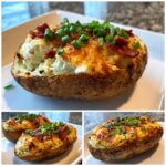 Air Fryer Twice Baked Potatoes