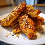 3-Ingredient Air Fryer Everything Bagel Chicken Strips