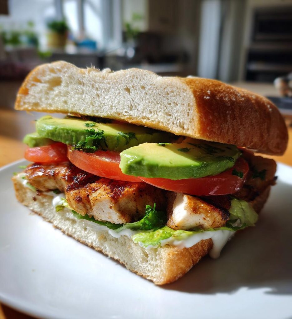 Avocado Chicken Sandwich