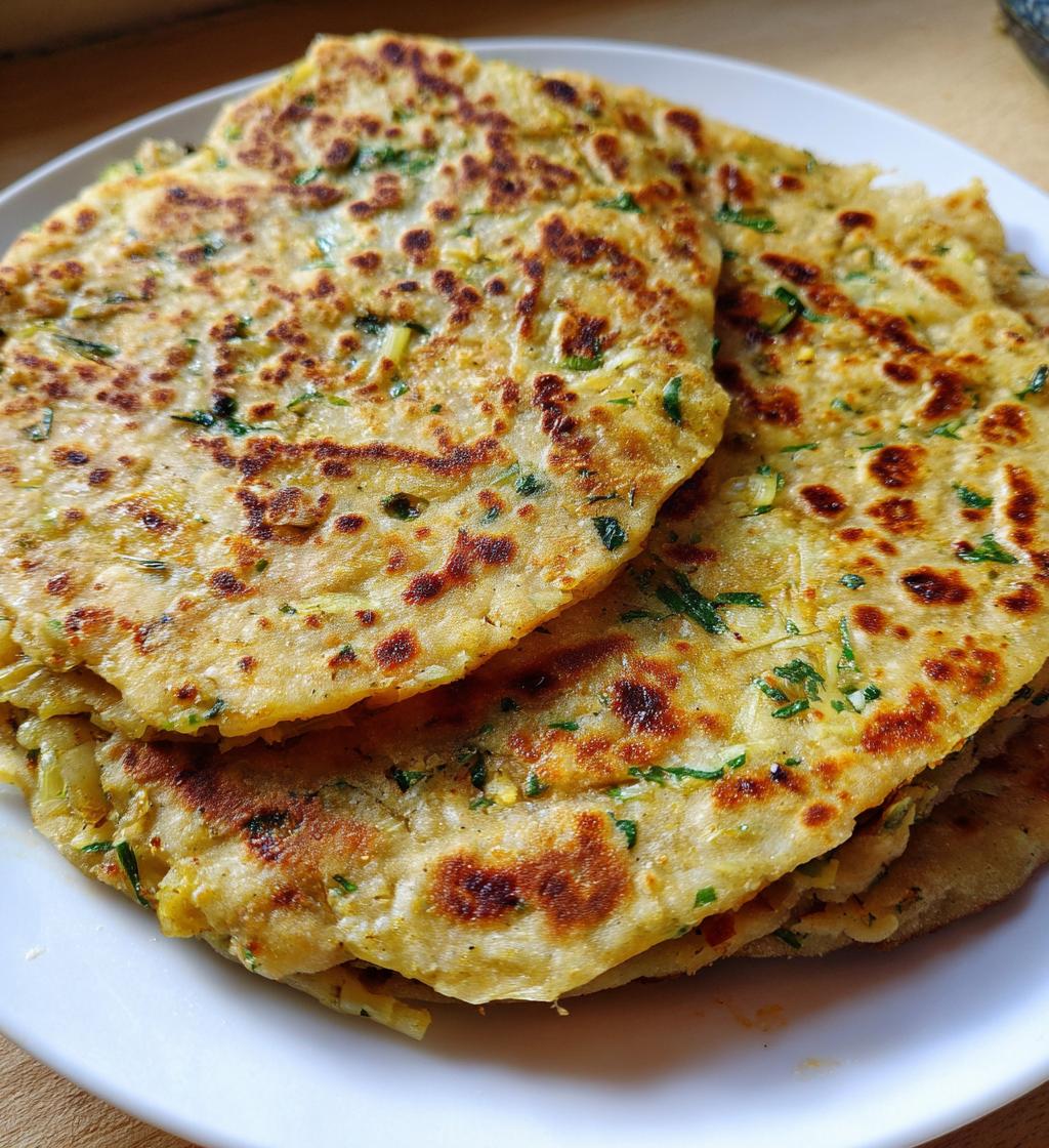 Cabbage Parathas