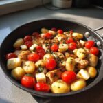 Caprese Chicken Gnocchi Skillet