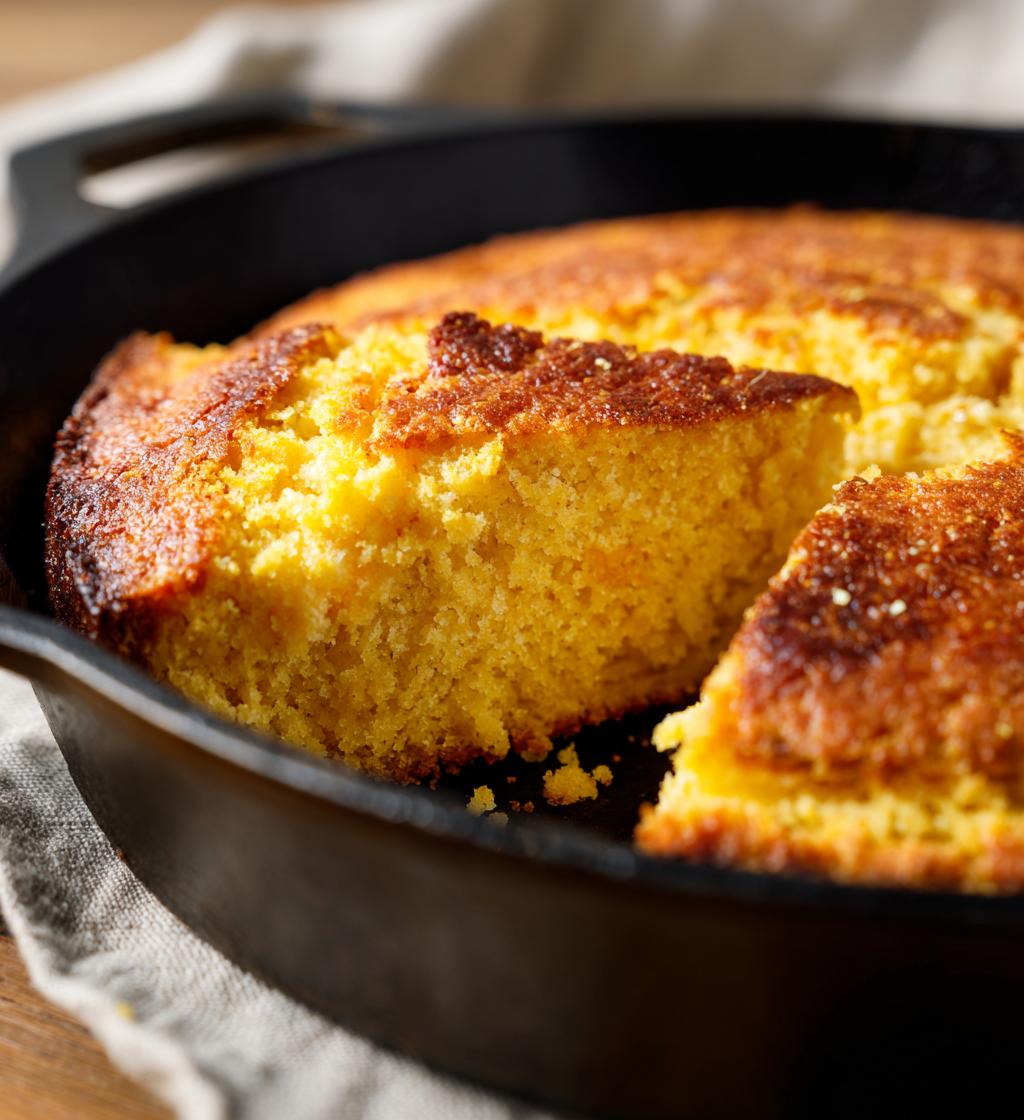 Cast Iron Skillet Corn Bread