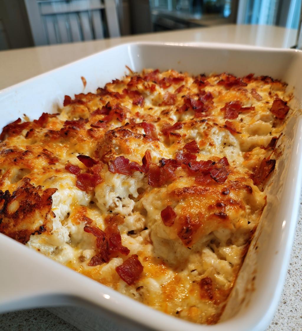 Chicken Bacon Ranch Casserole