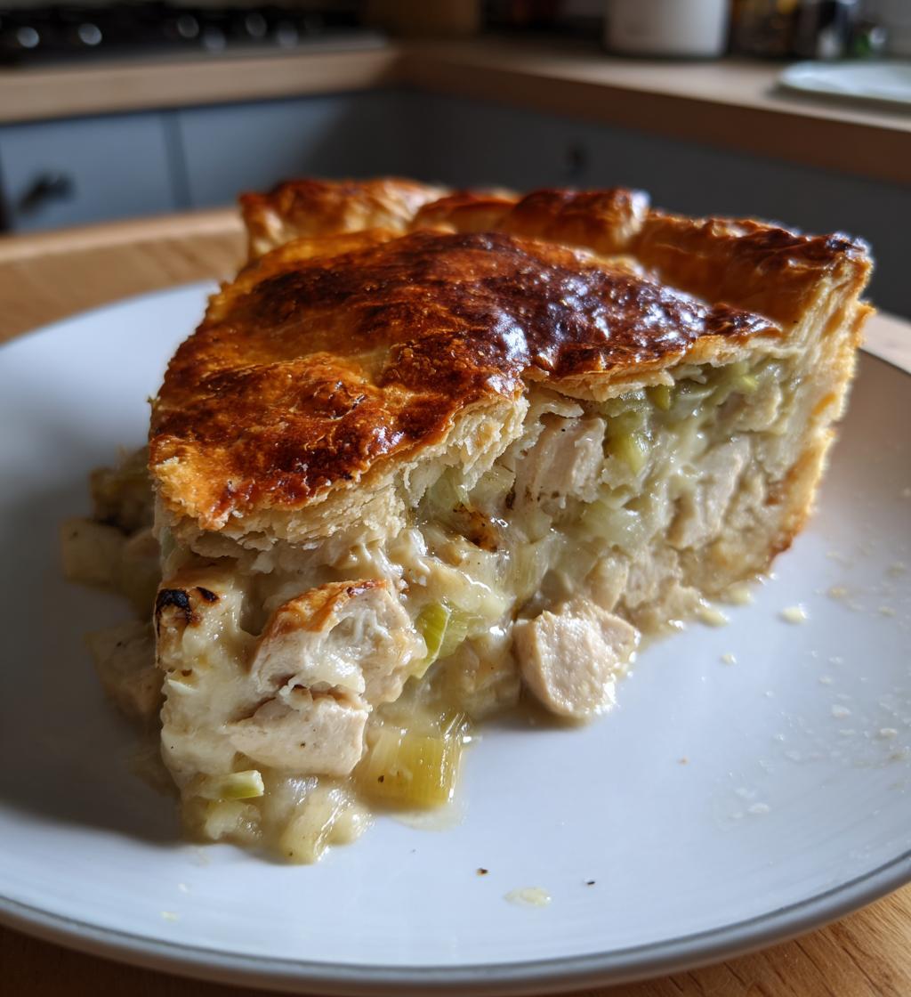 Chicken & Sweet Leek Pie