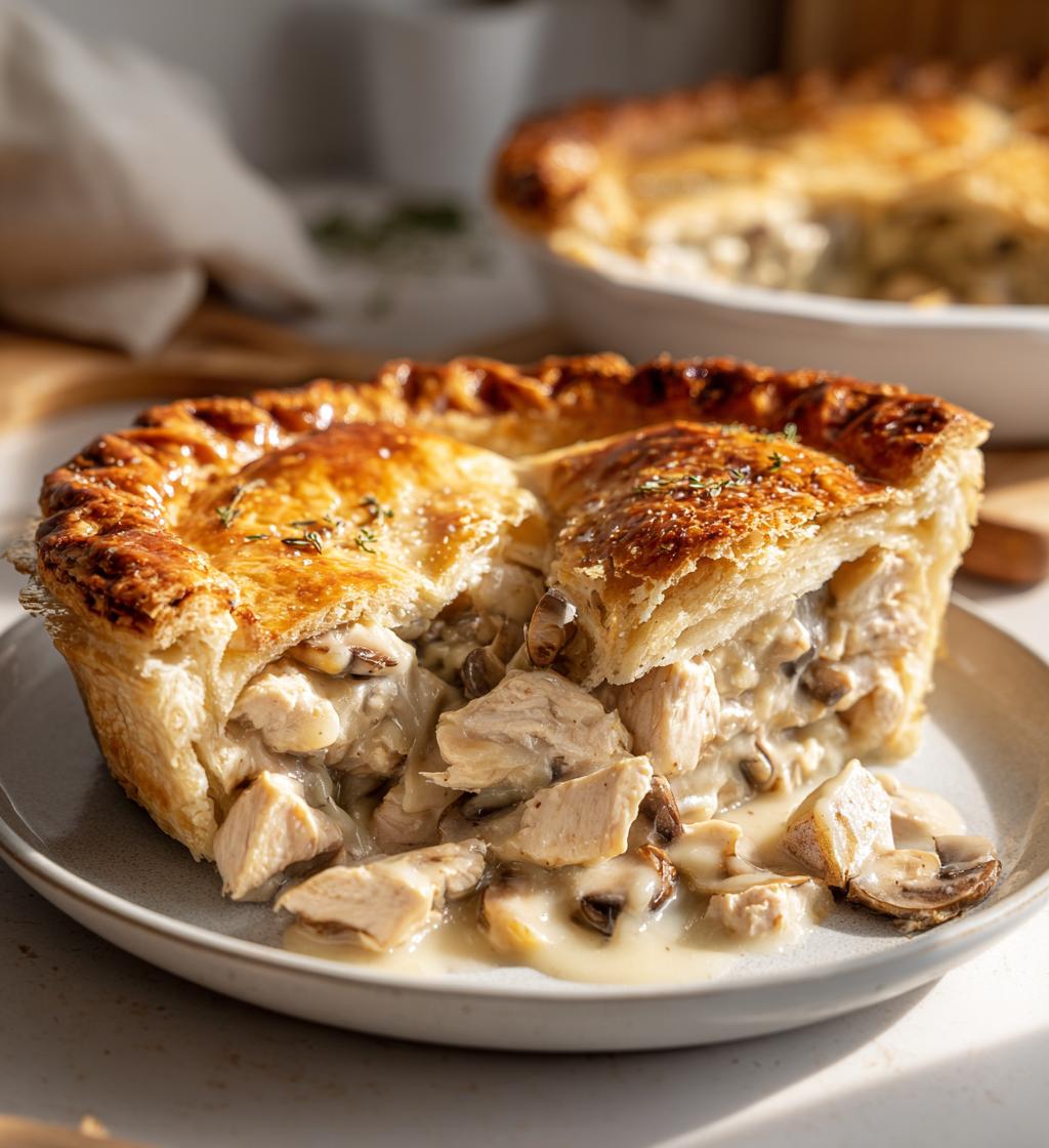 Chicken and Mushroom Pie
