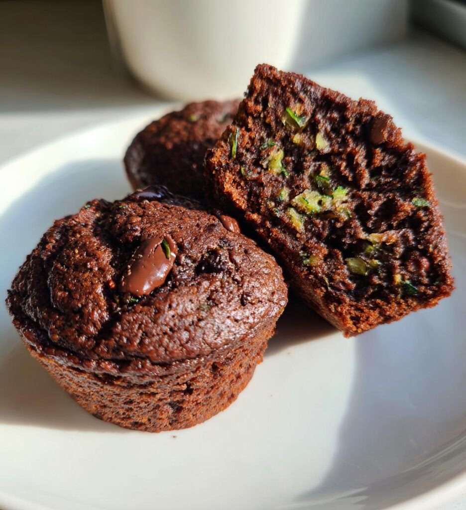 Chocolate-Zucchini Bran Muffins