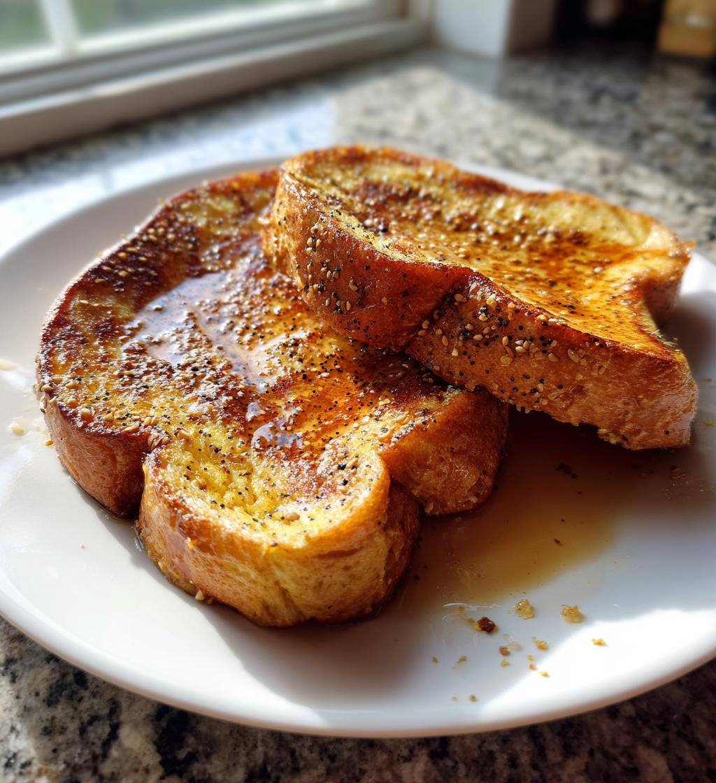 Everything Bagel French Toast
