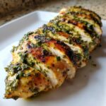 Garlicky Grilled Pesto Chicken
