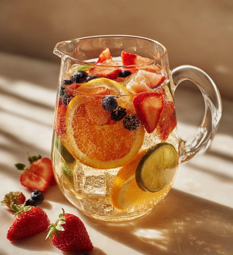 Sparkling Fruity Champagne Punch