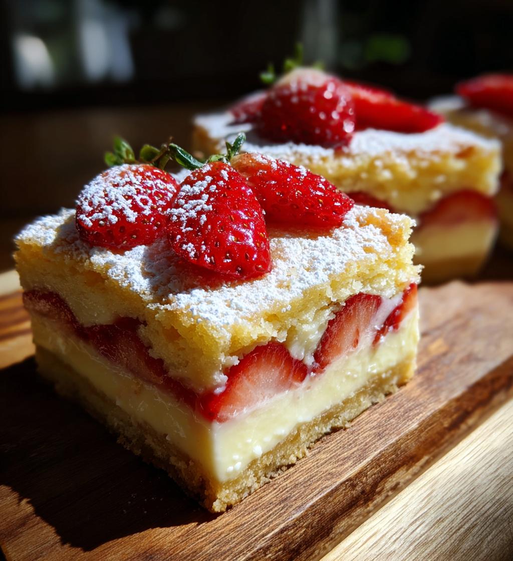 Strawberry Shortcake Bars