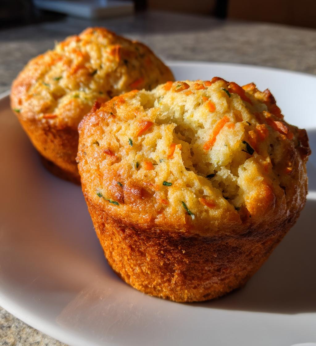 Sweet Moist Veggie Muffins