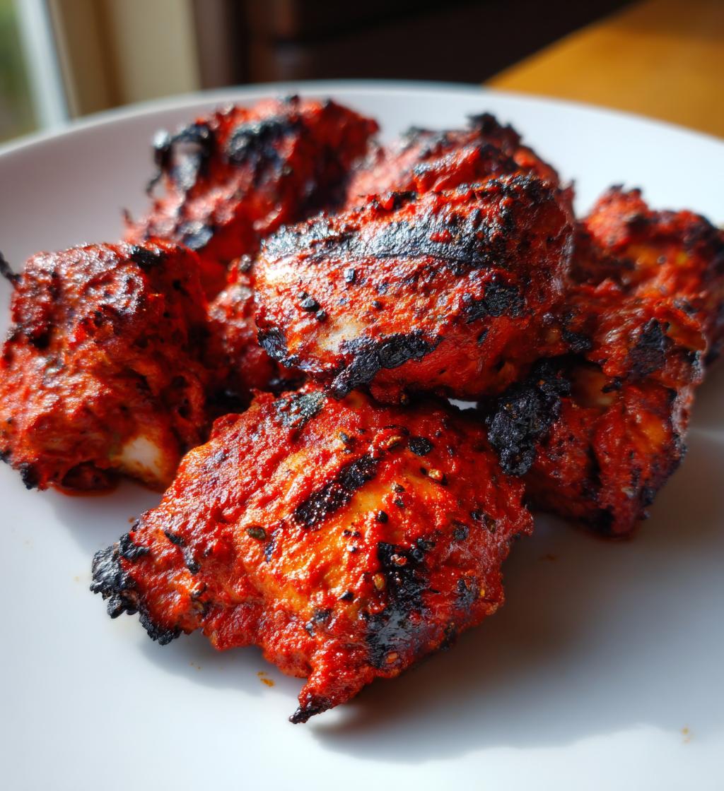 Tandoori Chicken Recipe (Smoky Restaurant Style)