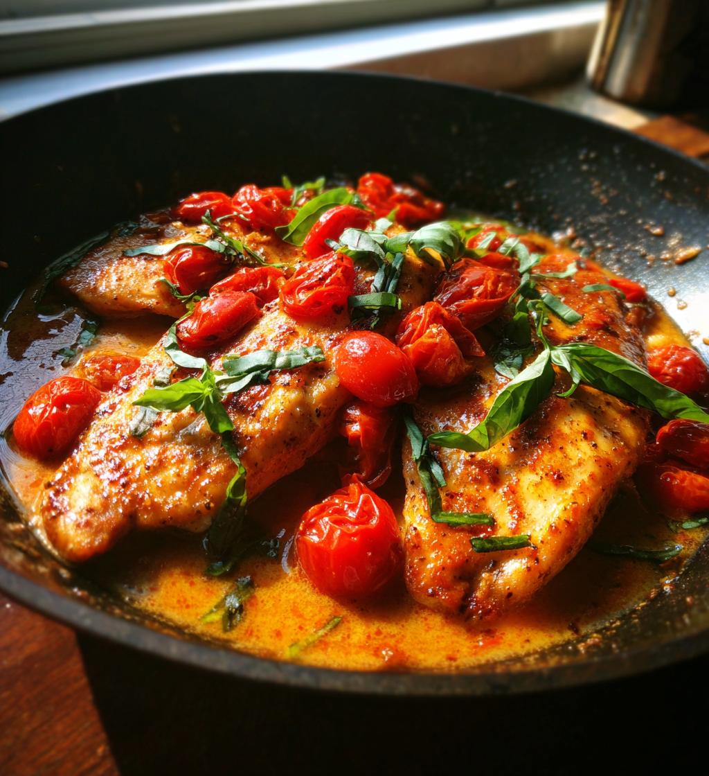 Tuscan Chicken Recipe (Just 8 Ingredients)