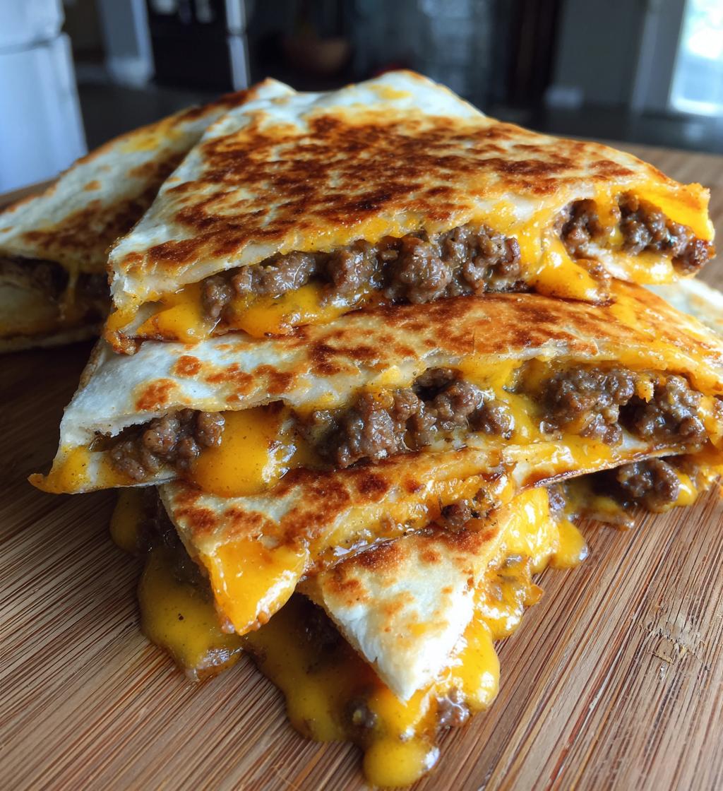 5-Ingredient Beef Quesadilla