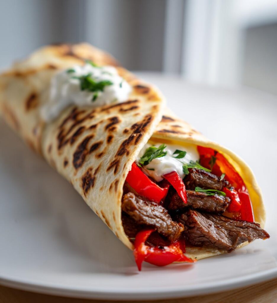 5-Ingredient Beef Wrap
