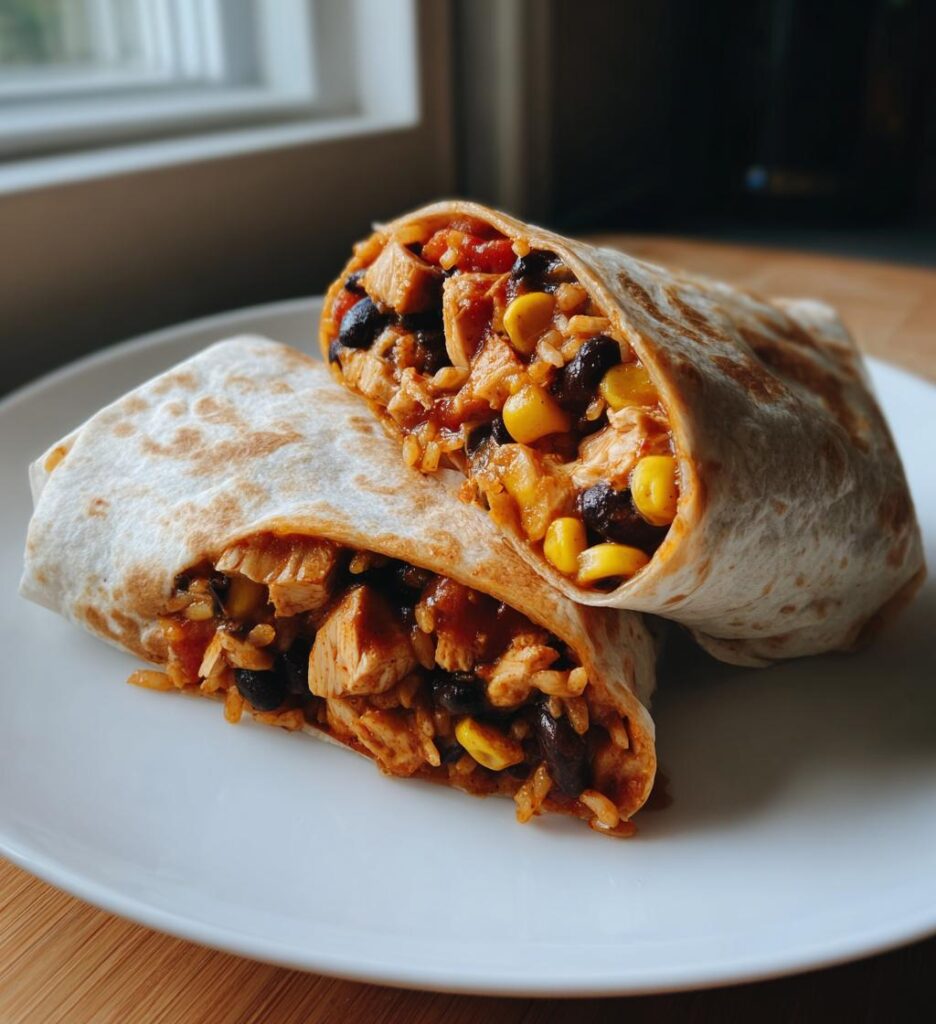 5-Ingredient Chicken Burrito