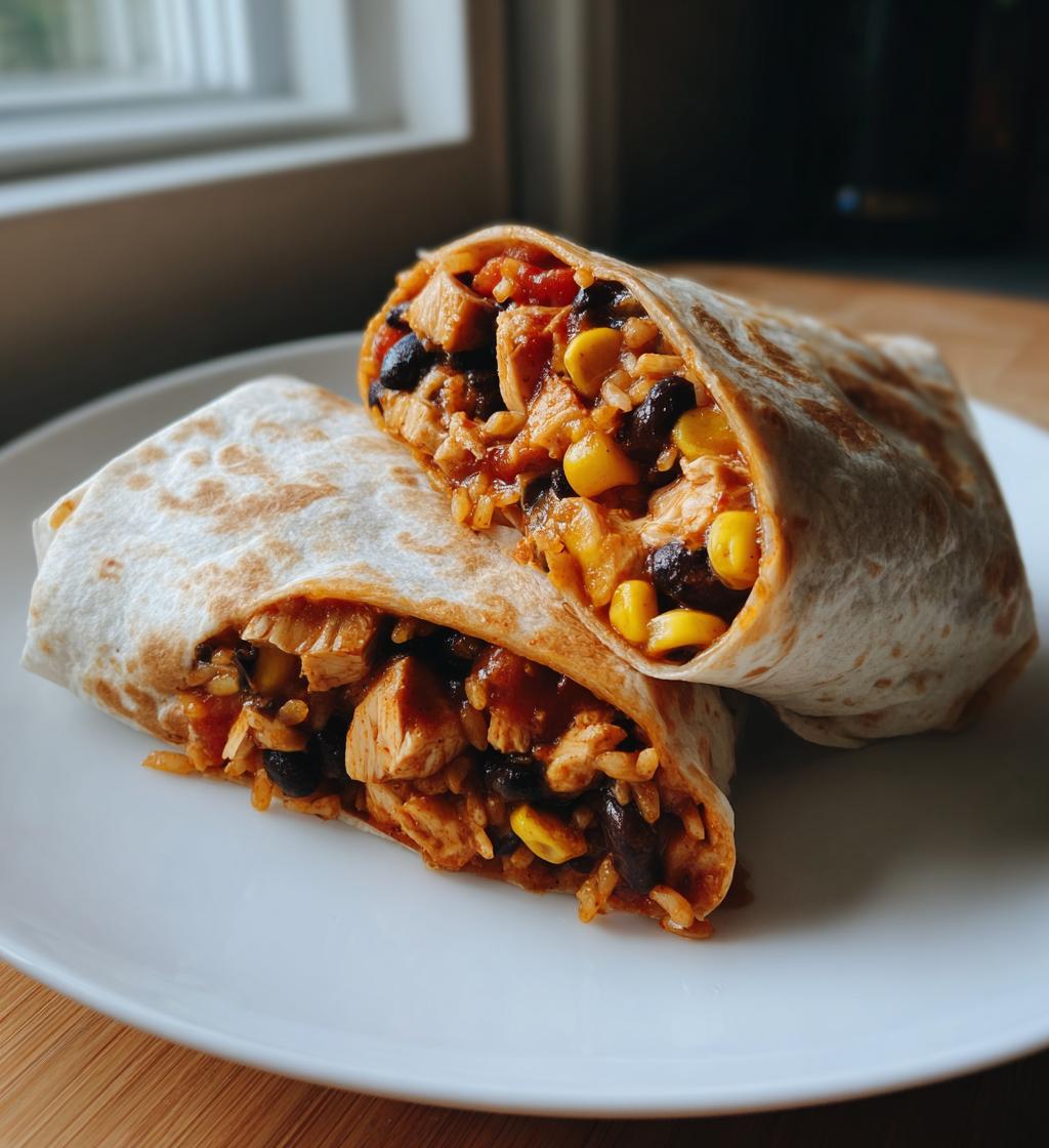 5-Ingredient Chicken Burrito
