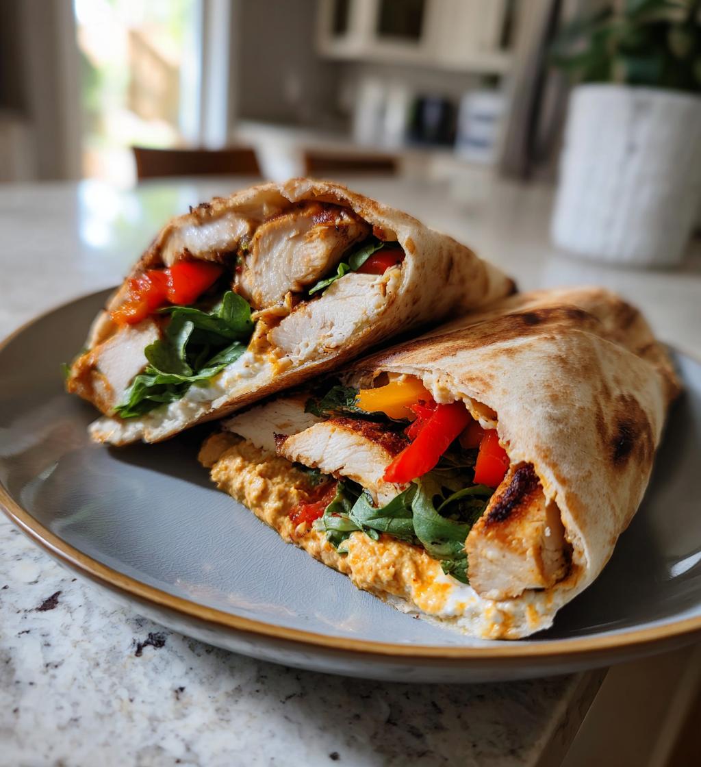 5-Ingredient Chicken Pita