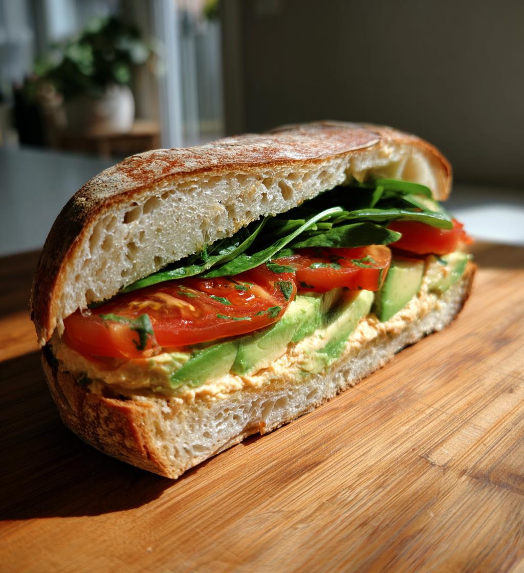 5-Ingredient Veggie Sandwich