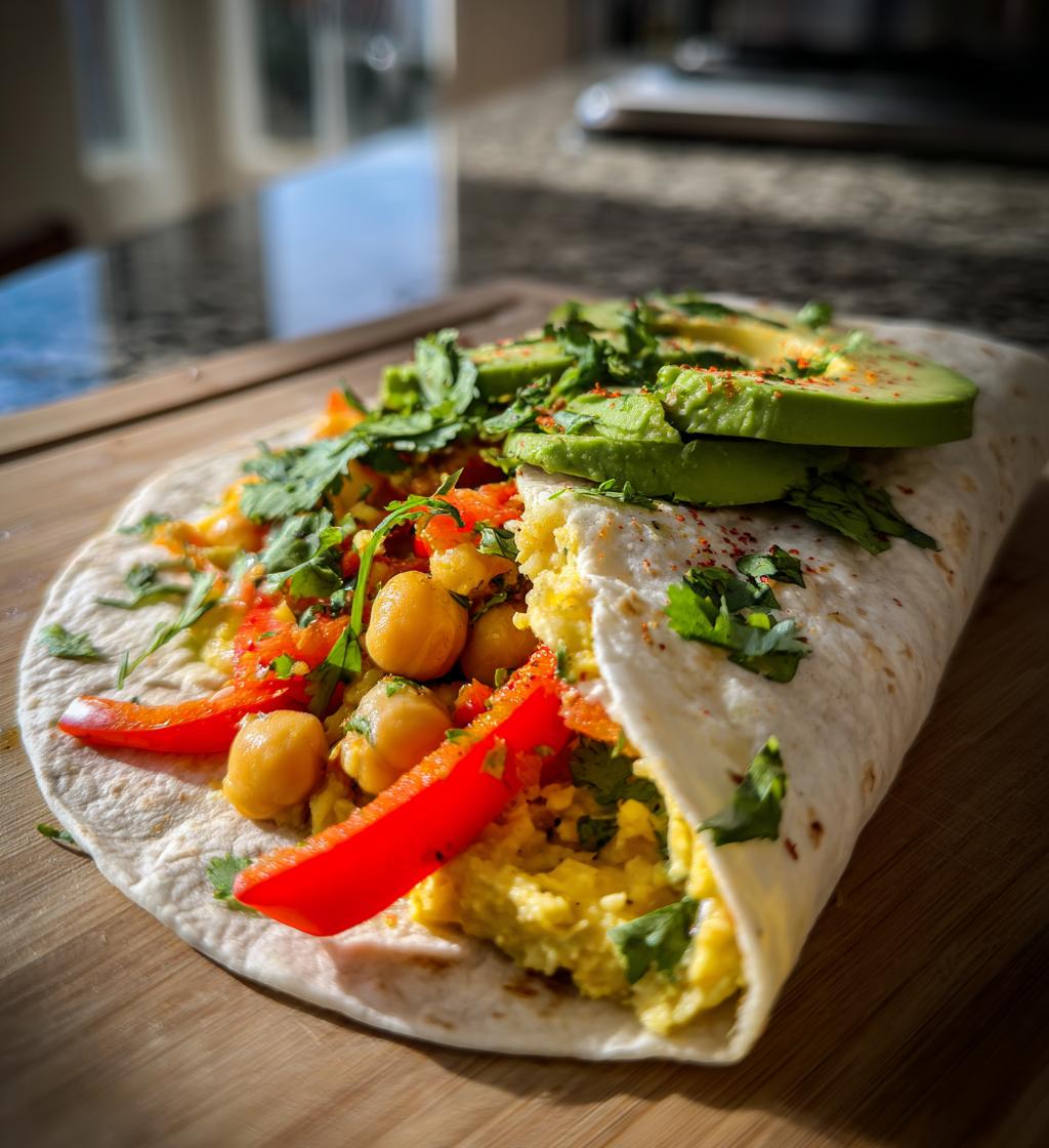 5-Ingredient Veggie Wrap