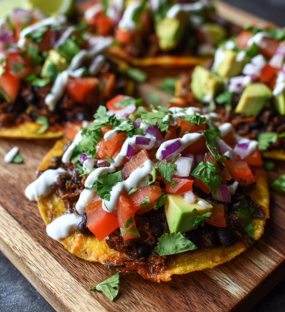 Black Bean Tostadas