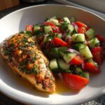 Cumin & Lemon Chicken with Persian Chop Salad