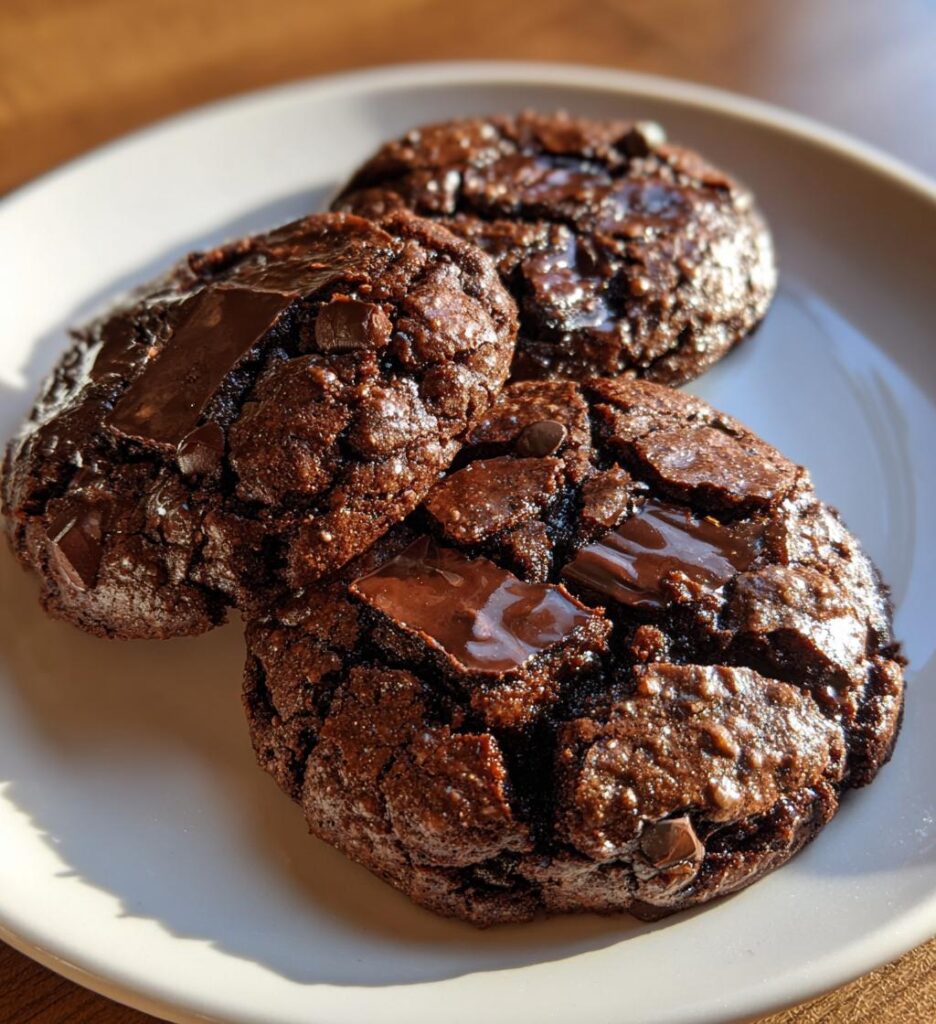 Fudgy Chocolate Brownie Cookies