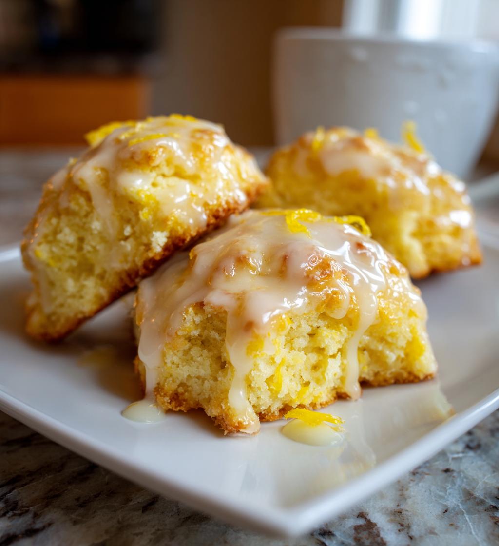 Glazed Lemon Pound Cake Cookies