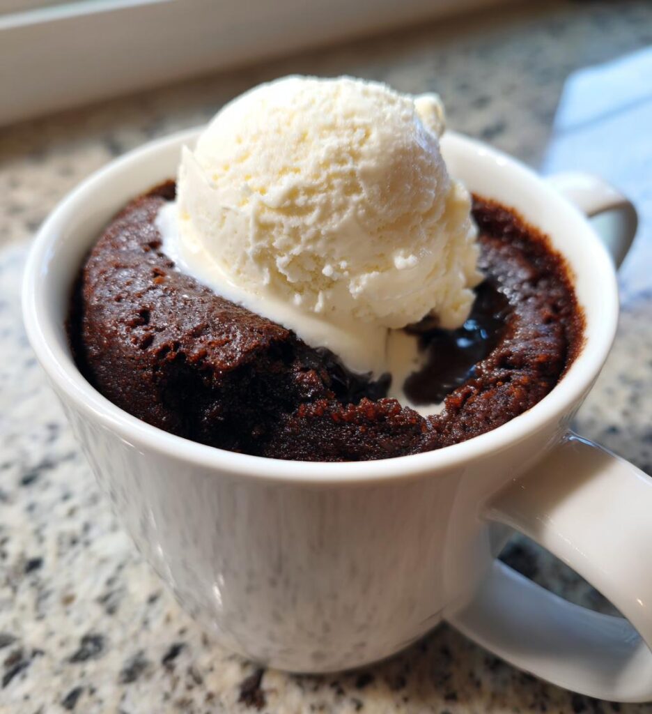 Mug Chocolate Cake in Microwave