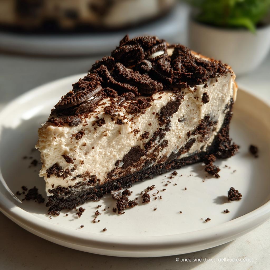 No Bake Oreo Cheesecake