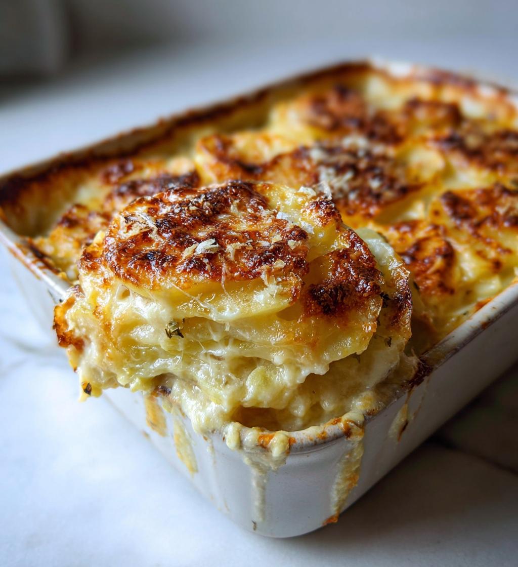 Potato Leek Au Gratin