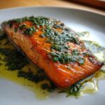Slow-Roasted Salmon with Salsa Verde