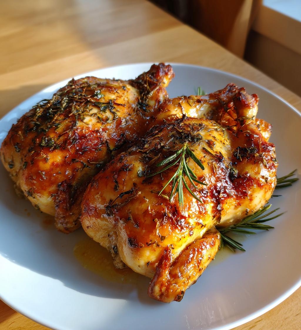 Tender Juicy Easy Roasted Cornish Hens