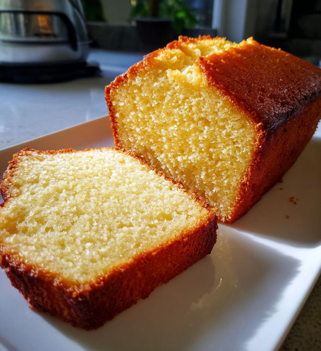 Whipping Cream Pound Cake